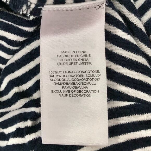 Women's Vintage Ralph Lauren Nautical Coastal Chic Striped Long Sleeve Shirt / S - Picture 6 of 6